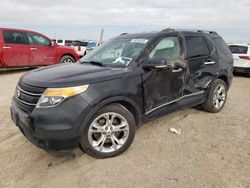Salvage cars for sale from Copart Amarillo, TX: 2015 Ford Explorer Limited