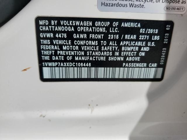 2013 Volkswagen Passat SE