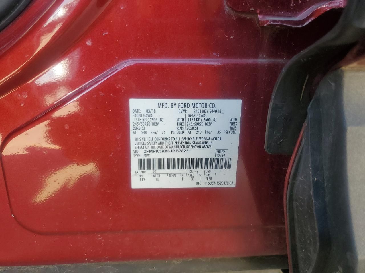 2018 Ford Edge Titanium