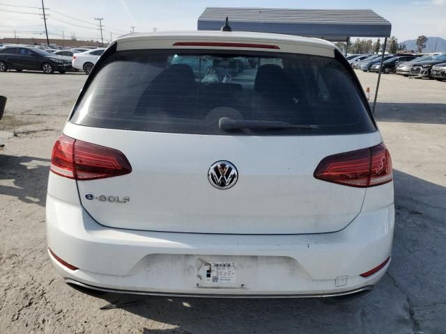 2019 Volkswagen E-GOLF SE