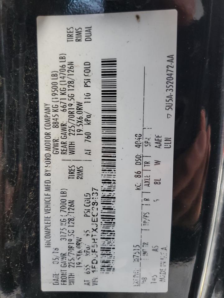 2018 Ford F550 Super Duty