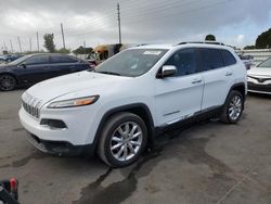 Jeep salvage cars for sale: 2014 Jeep Cherokee Latitude