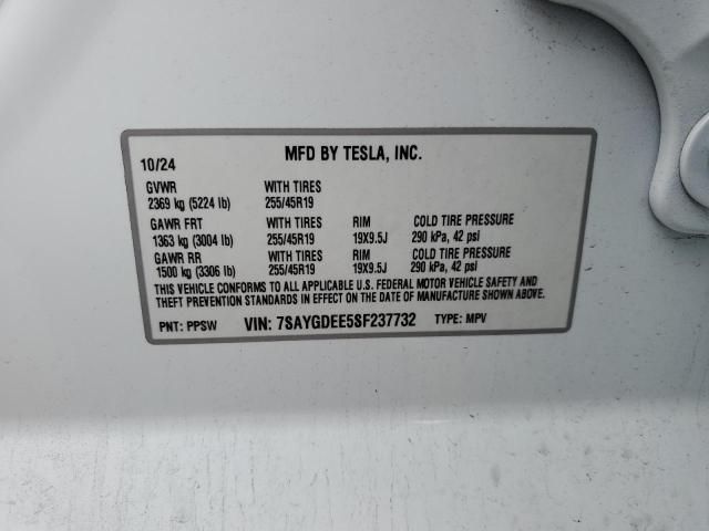 2025 Tesla Model Y