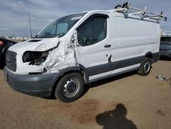 Salvage trucks for sale at Brighton, CO auction: 2016 Ford Transit T-250