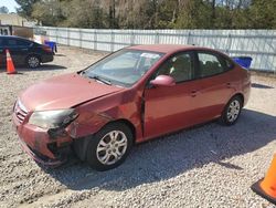 Hyundai Elantra salvage cars for sale: 2010 Hyundai Elantra Blue