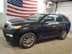 Salvage cars for sale from Copart Lyman, ME: 2011 KIA Sorento SX