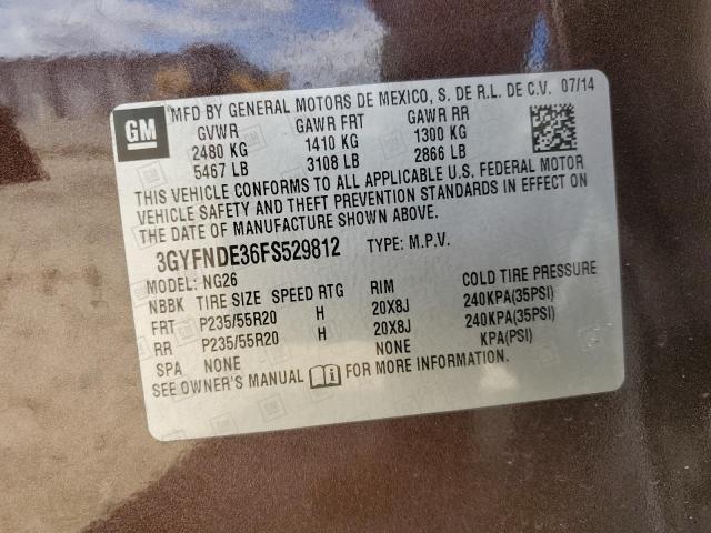 2015 Cadillac Srx Premium Collection Premium Collection