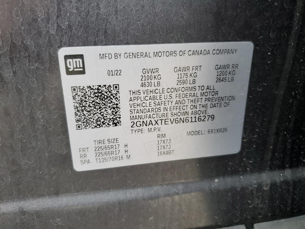 2022 Chevrolet Equinox lt