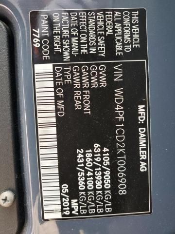 2019 Mercedes-Benz Sprinter 2500/3500