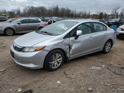 Honda Civic Vehiculos salvage en venta: 2012 Honda Civic LX