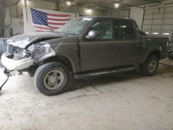 Ford f150 Supercrew salvage cars for sale: 2002 Ford F150 Supercrew