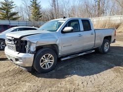 Salvage trucks for sale at Davison, MI auction: 2015 Chevrolet Silverado K1500 LT