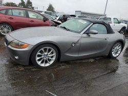 BMW salvage cars for sale: 2004 BMW Z4 2.5