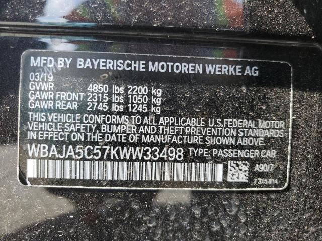 2019 BMW 530 I