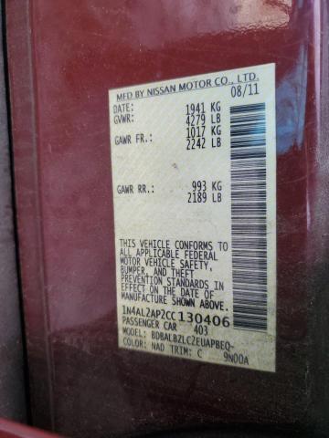 2012 Niss Altima 2.5