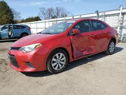 Toyota Corolla salvage cars for sale: 2015 Toyota Corolla L