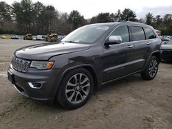 Jeep Grand Cherokee salvage cars for sale: 2018 Jeep Grand Cherokee Overland