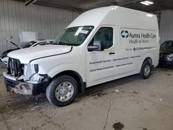 Nissan salvage cars for sale: 2021 Nissan NV 2500 S