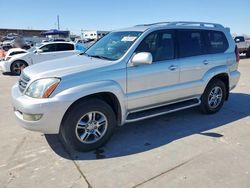 Salvage cars for sale from Copart Grand Prairie, TX: 2008 Lexus GX 470