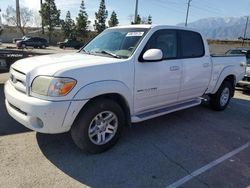 Salvage cars for sale from Copart Rancho Cucamonga, CA: 2006 Toyota Tundra Double Cab Limited