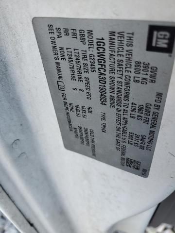 2013 Chevrolet Express G2500