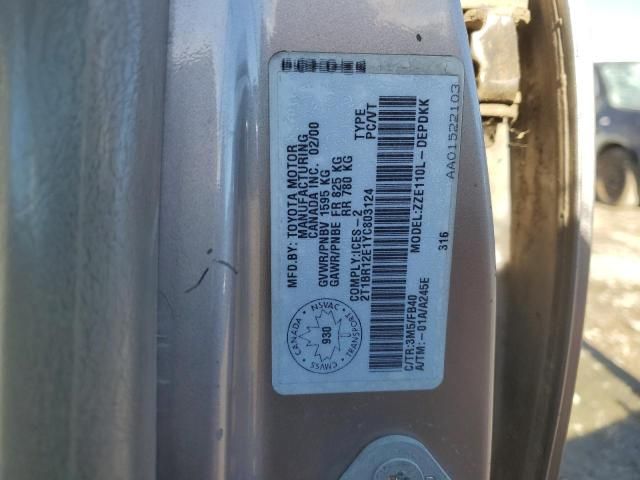 2000 Toyota Corolla VE