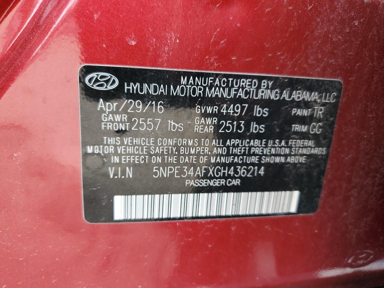 2016 Hyundai Sonata Sport