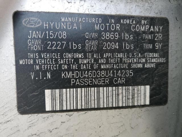 2008 Hyundai Elantra GLS