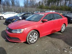 Volkswagen salvage cars for sale: 2015 Volkswagen Jetta TDI