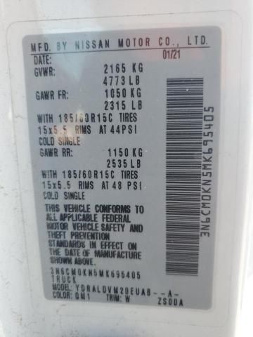 2021 Nissan NV200 2.5S