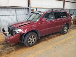 Toyota Highlander salvage cars for sale: 2007 Toyota Highlander Sport