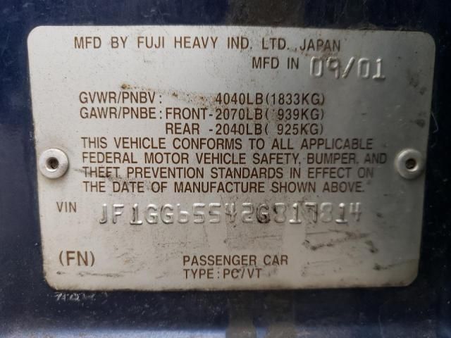 2002 Subaru Impreza TS