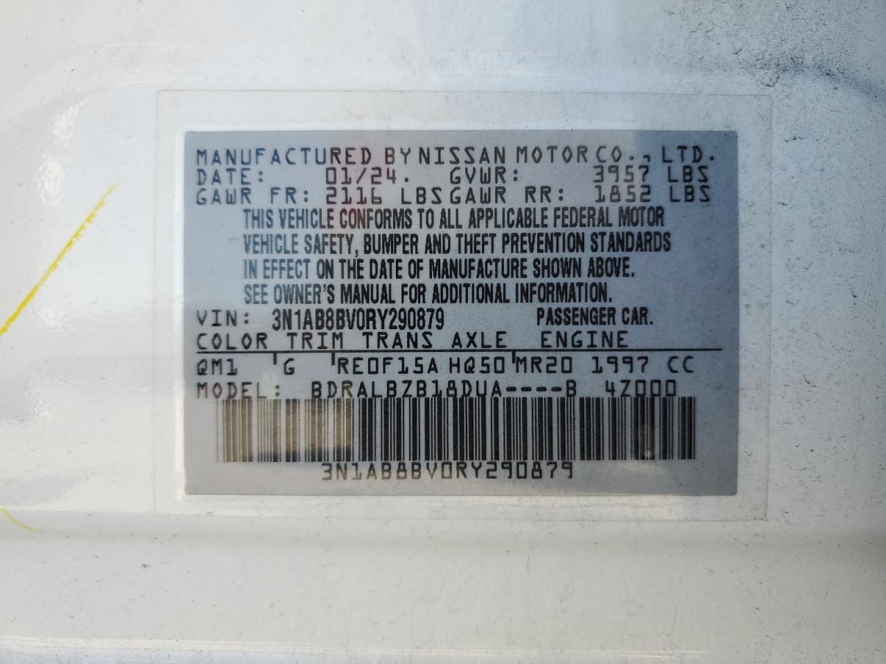 2024 Nissan Sentra s