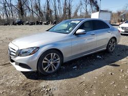 Mercedes-Benz salvage cars for sale: 2016 Mercedes-Benz C300