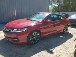 Salvage cars for sale from Copart Midway, FL: 2016 Honda Accord EXL