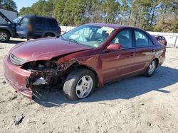 Toyota salvage cars for sale: 2002 Toyota Camry LE