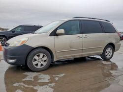 Toyota Sienna xle salvage cars for sale: 2005 Toyota Sienna XLE