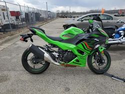 Salvage motorcycles for sale at Moraine, OH auction: 2024 Kawasaki EX500 H