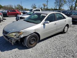 Toyota salvage cars for sale: 2005 Toyota Camry LE