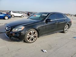 Salvage cars for sale from Copart Grand Prairie, TX: 2014 Mercedes-Benz E 350