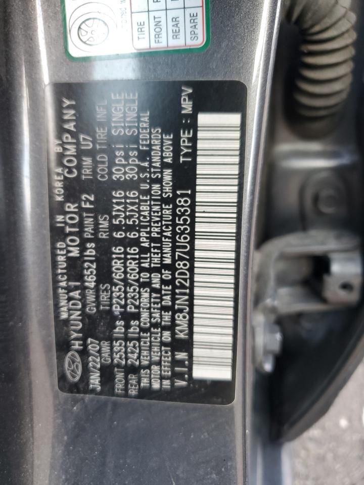 2007 Hyundai Tucson se