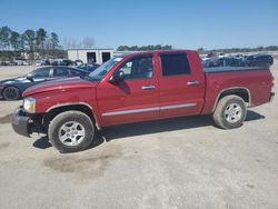 Salvage trucks for sale at Harleyville, SC auction: 2007 Dodge Dakota Quad Laramie