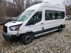 Salvage trucks for sale at West Warren, MA auction: 2015 Ford Transit T-350