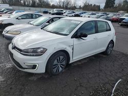 Volkswagen Golf salvage cars for sale: 2019 Volkswagen E-GOLF SE