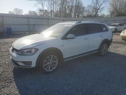 Volkswagen salvage cars for sale: 2018 Volkswagen Golf Alltrack S