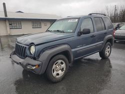 Jeep Liberty Sport salvage cars for sale: 2002 Jeep Liberty Sport