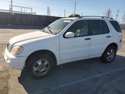 Mercedes-Benz salvage cars for sale: 2003 Mercedes-Benz ML 320