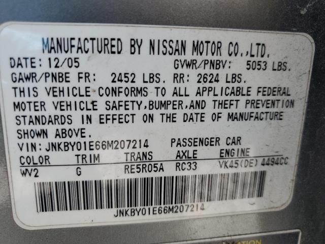 2006 Infiniti M45 Base