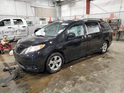 Toyota Sienna le salvage cars for sale: 2015 Toyota Sienna LE