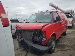 Chevrolet salvage cars for sale: 2019 Chevrolet Express G2500